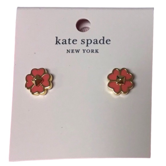 Kate Spade Spades & Studs Enamel Stud Earrings - Picture 4 of 7